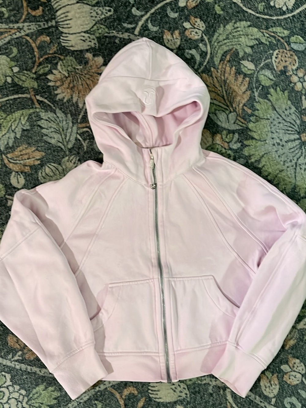 lululemon athletica Light Pink Girls' Full-Zip Hoodie with Hood